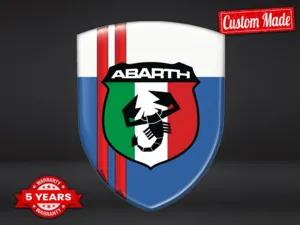 Fiat Abarth Heckscheibenaufkleber Tuning Stern Minimal